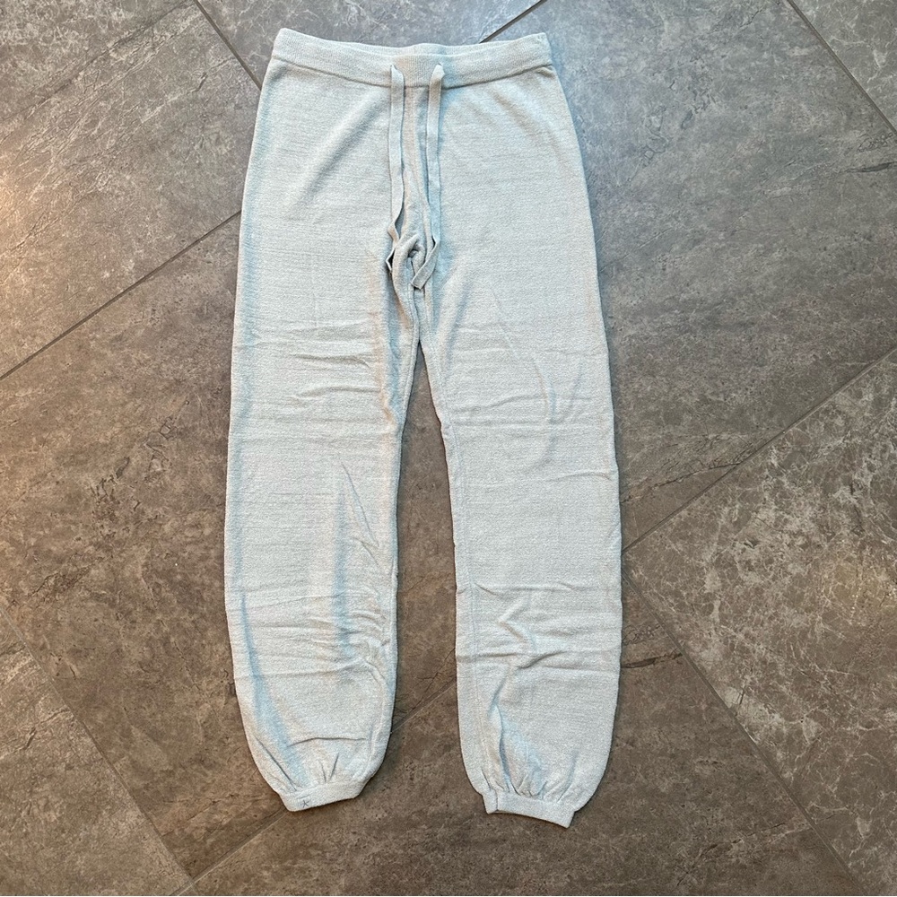 Barefoot Dreams Kids Joggers in Soft Gray